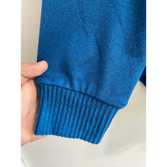 Woman's St John’s Bay Blue Long Sleeve Tunic Sweater- Size Large Staple Chic - Picture 4 of 9